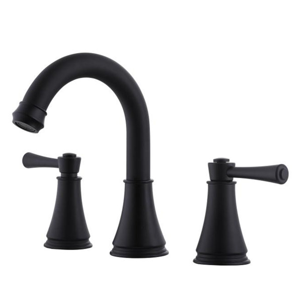 RBROHANT Widespread Faucet 2 Handle Bathroom Faucet Wayfair   Widespread Faucet 2 Handle Bathroom Faucet 